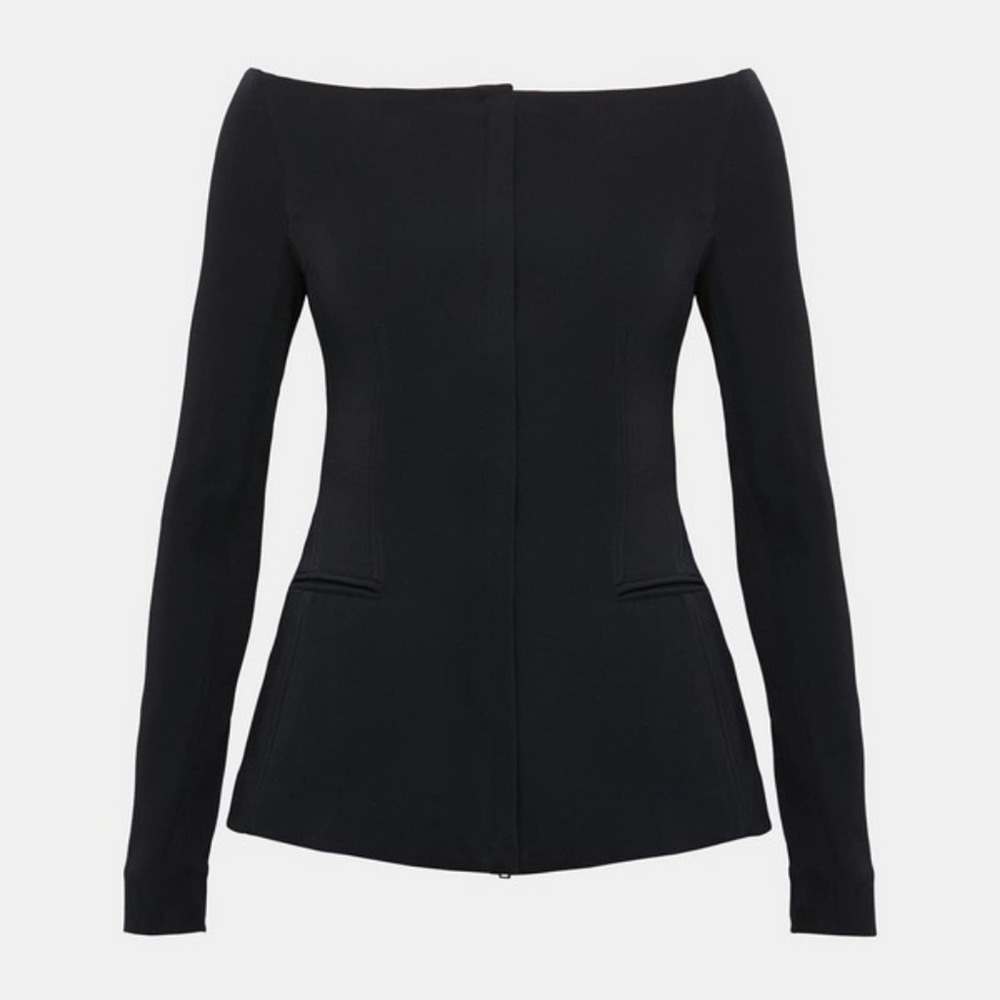 Theory off the shoulder jacket, NWT retails: $475, - Picture 2 of 3